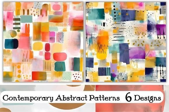 6 Contemporary Art Abstract Patterns for Creative Expression and Practical Use