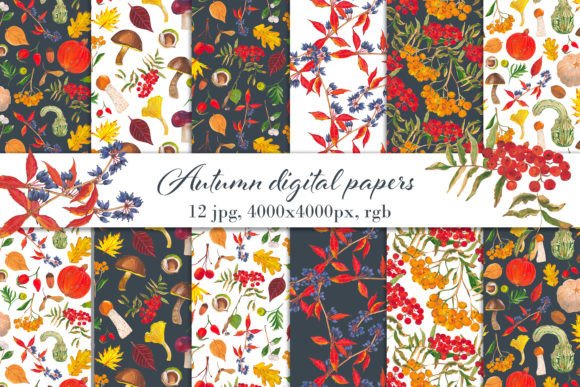 Autumn Seamless Patterns Png Jpg: A Versatile Tool for Creative Projects
