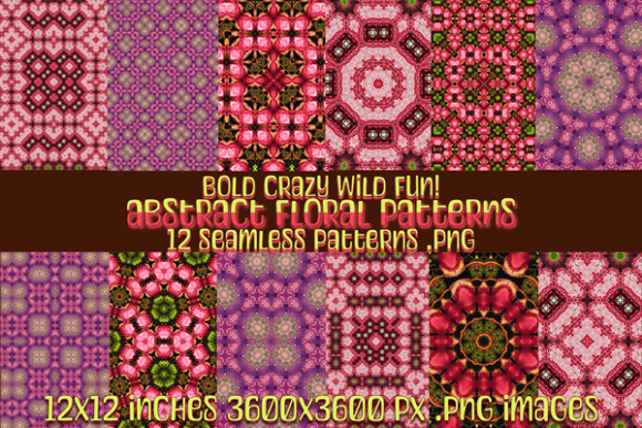 Bold Abstract Floral Patterns