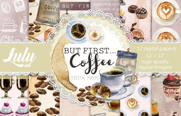 But First Coffee 12 Patterns: A Digital Resource for Designers and Creators