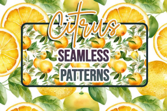 Citrus Seamless Patterns: A Strategic Design Tool for Brighter Visual Communication