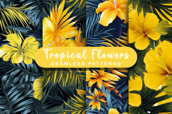 Palm Leaves Seamless Patterns: A Tropical Design Trend for Every Project