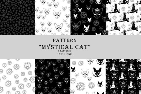 Patterns with a Cat. Mystical Cat.: A Digital Design Resource for Modern Creatives