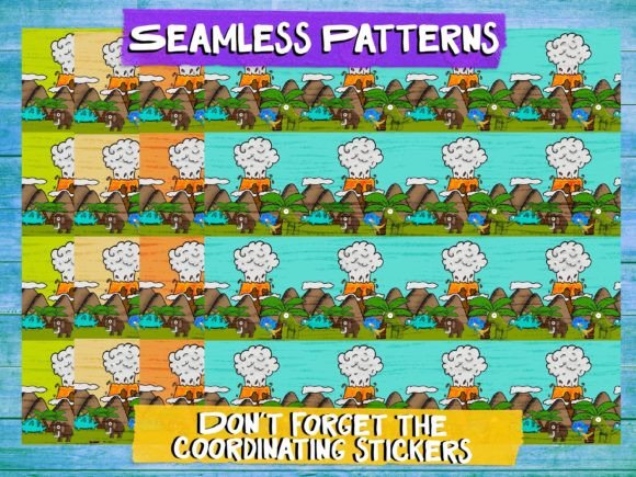 Rawr Seamless Patterns Vol. 3